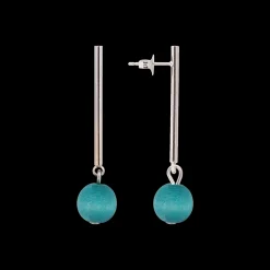 Aarikka Lilli Earrings, aqua green