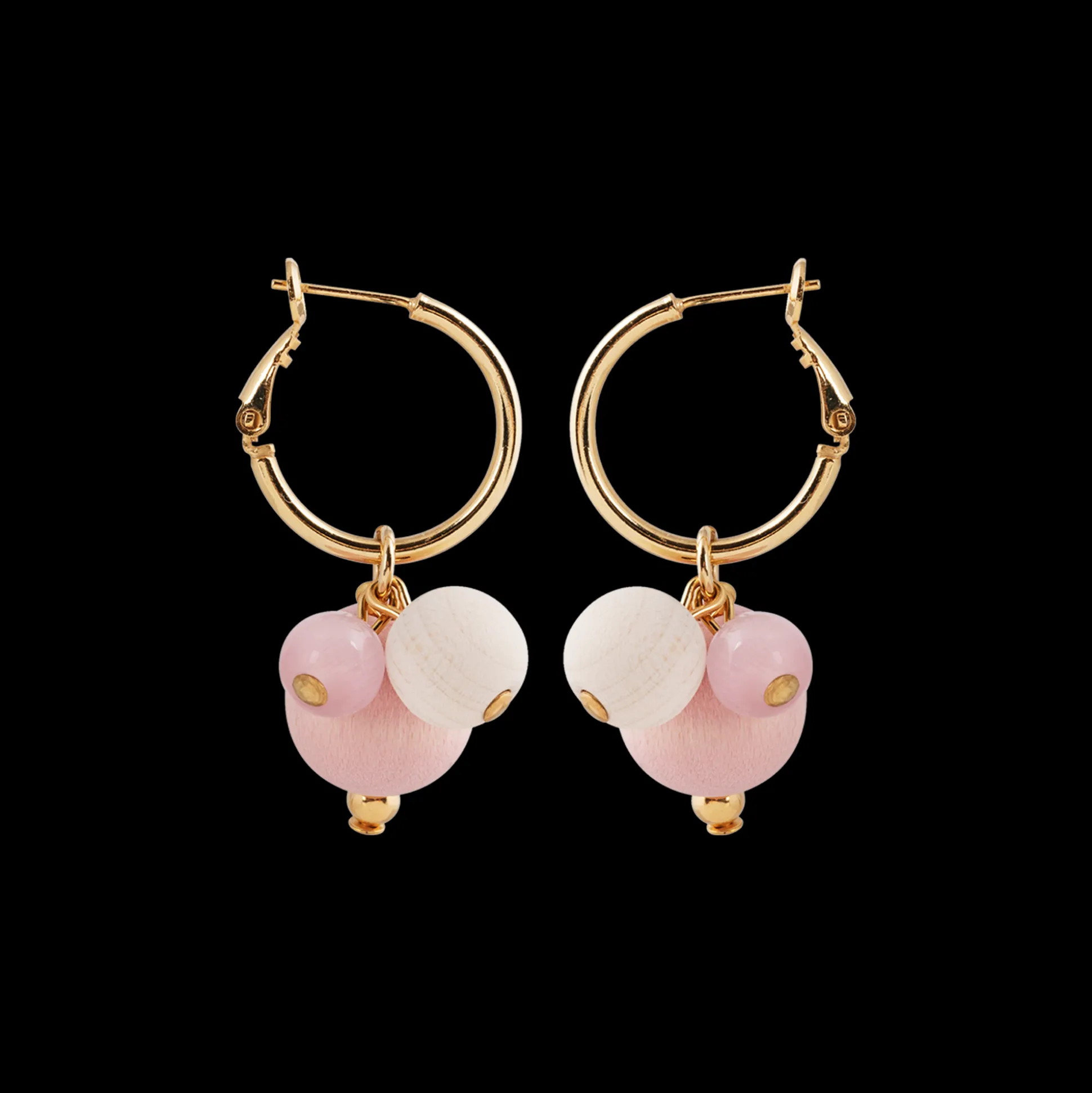 Aarikka Lydia Earrings, shades of red and white