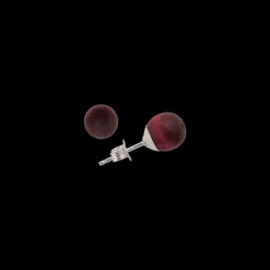Aarikka Marja Earrings, plum red