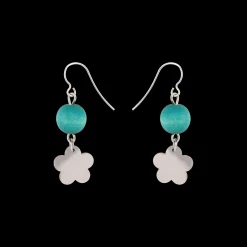 Aarikka Minea Earrings, aqua green