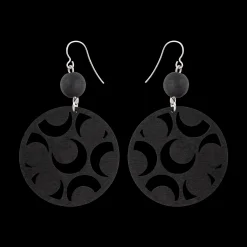 Aarikka Tuliainen Earrings, black