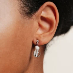 Aarikka Vilkas Earrings, ecru