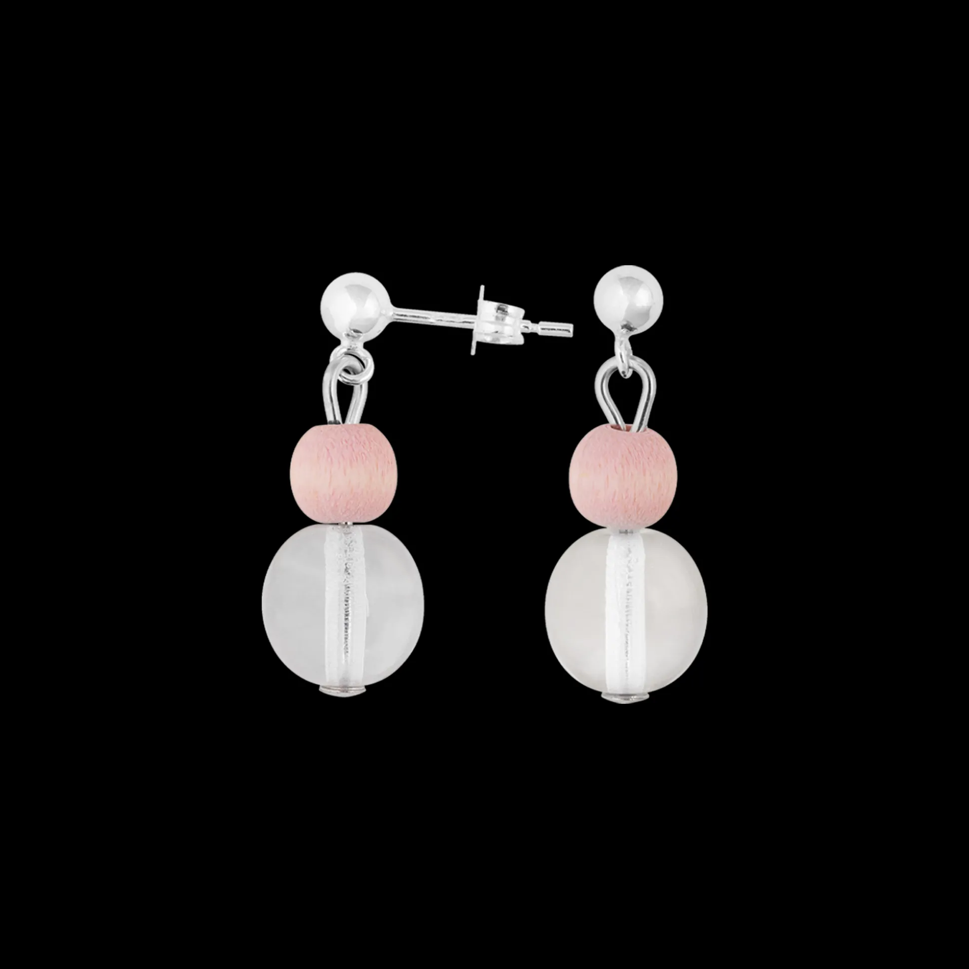 Aarikka Vilkas Earrings, pink