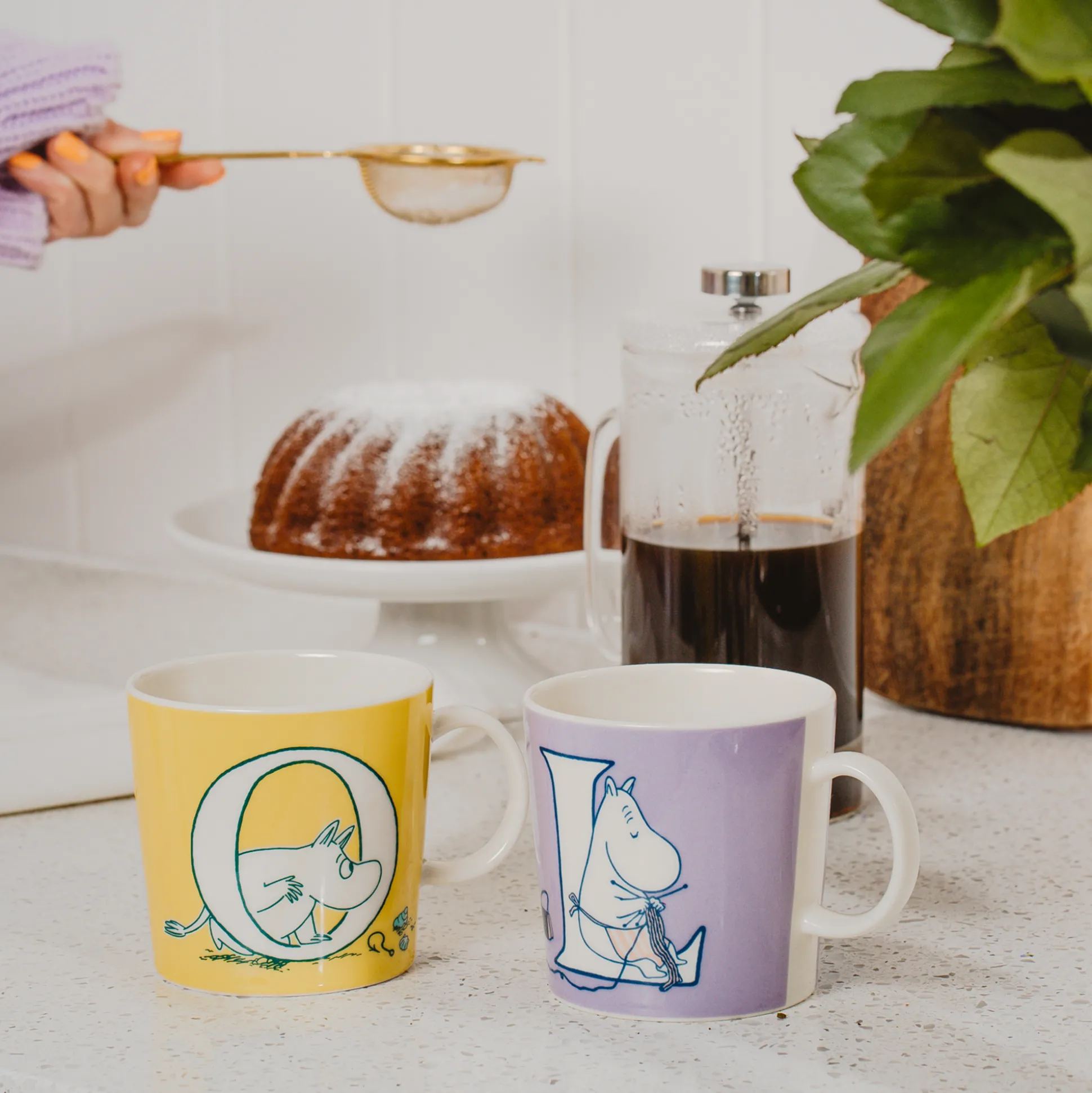 Arabia Moomin ABC Mugs - LOVE (Set of 4)