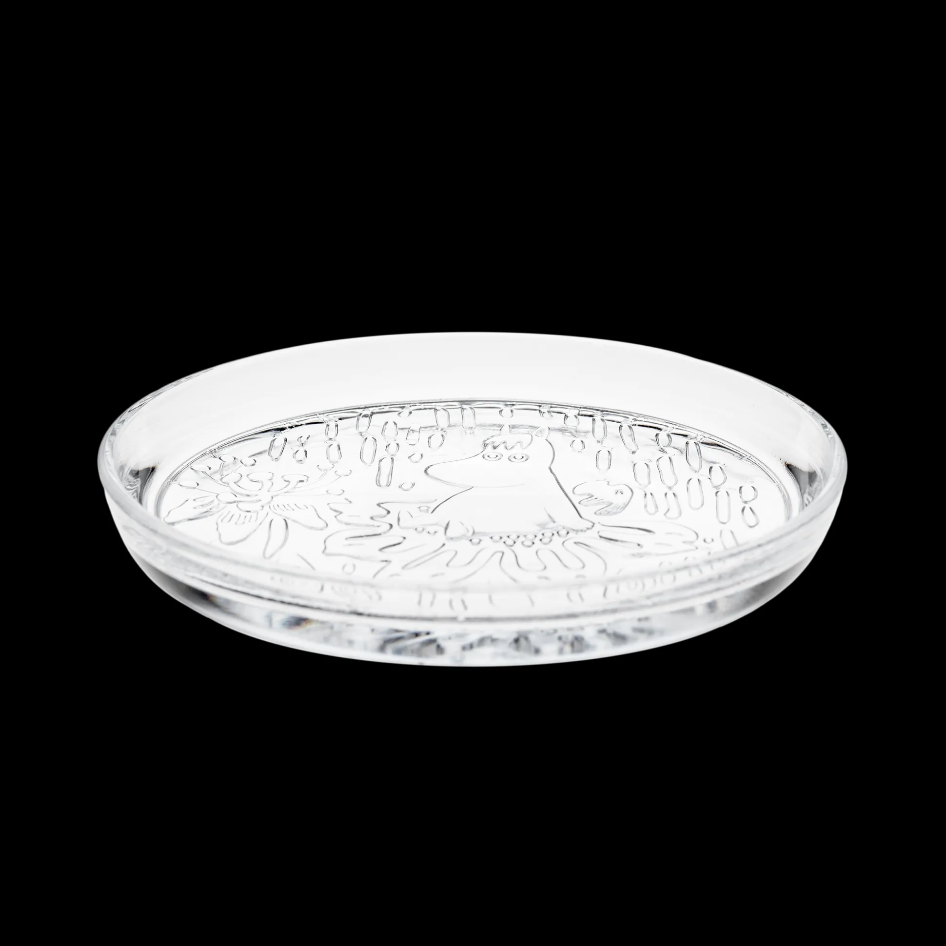 Arabia Moomin Forest Clear Glass Plate
