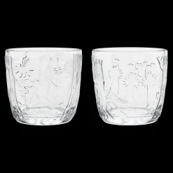 Arabia Moomin Forest Clear Glass Tumblers (Set of 2)