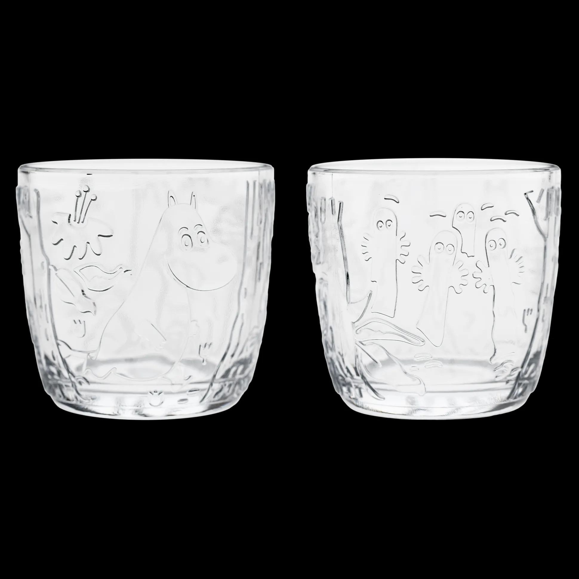 Arabia Moomin Forest Clear Glass Tumblers (Set of 2)