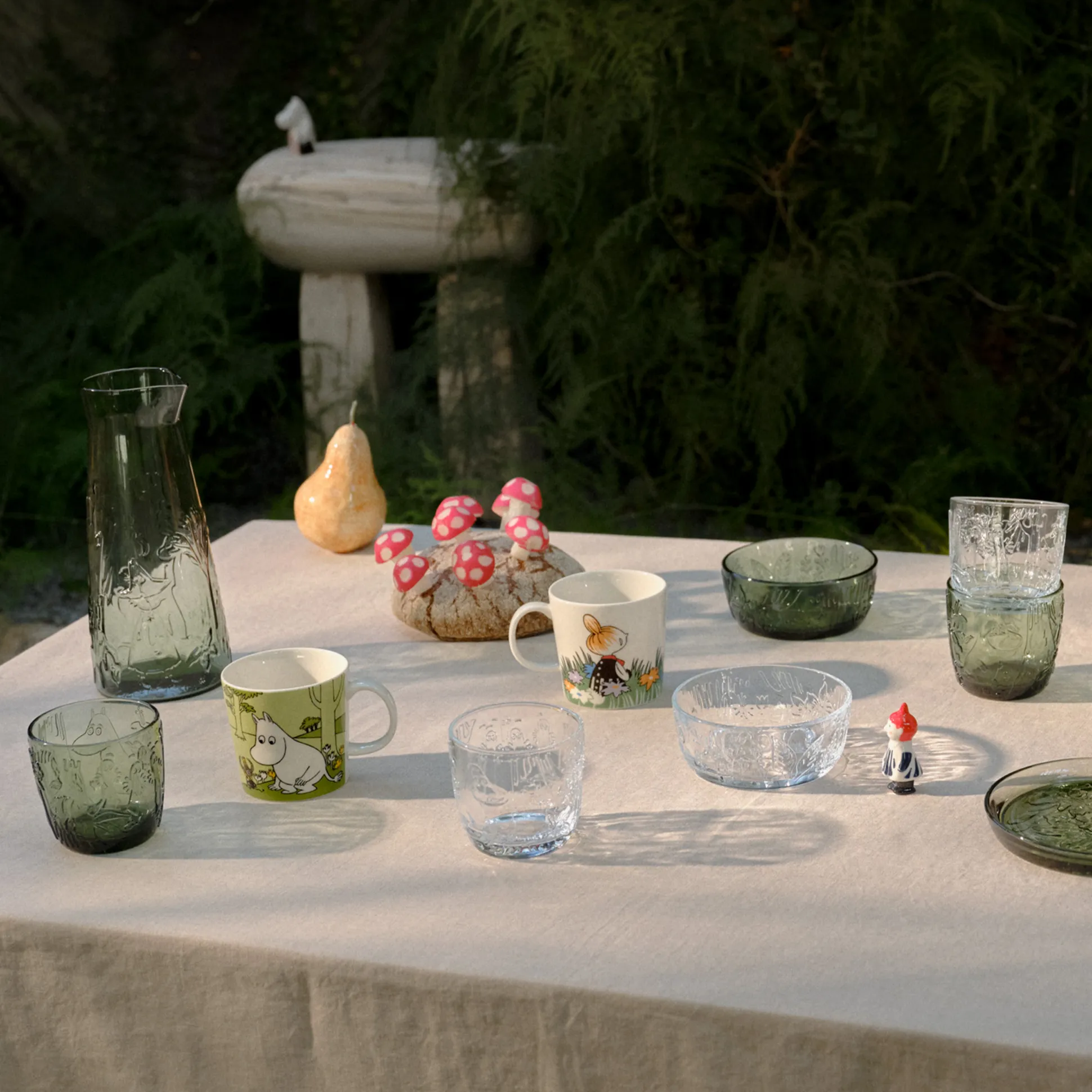 Arabia Moomin Forest Clear Glass Bowl
