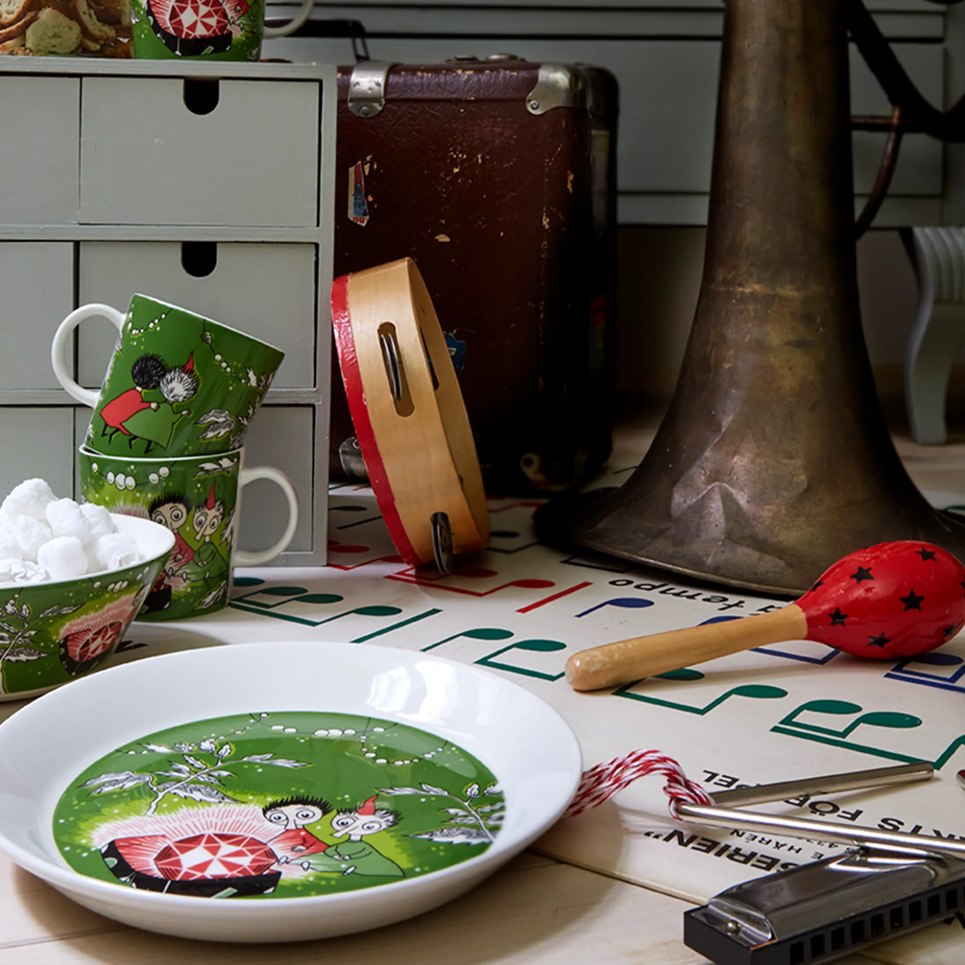 Arabia Moomin Mug - Thingumy & Bob