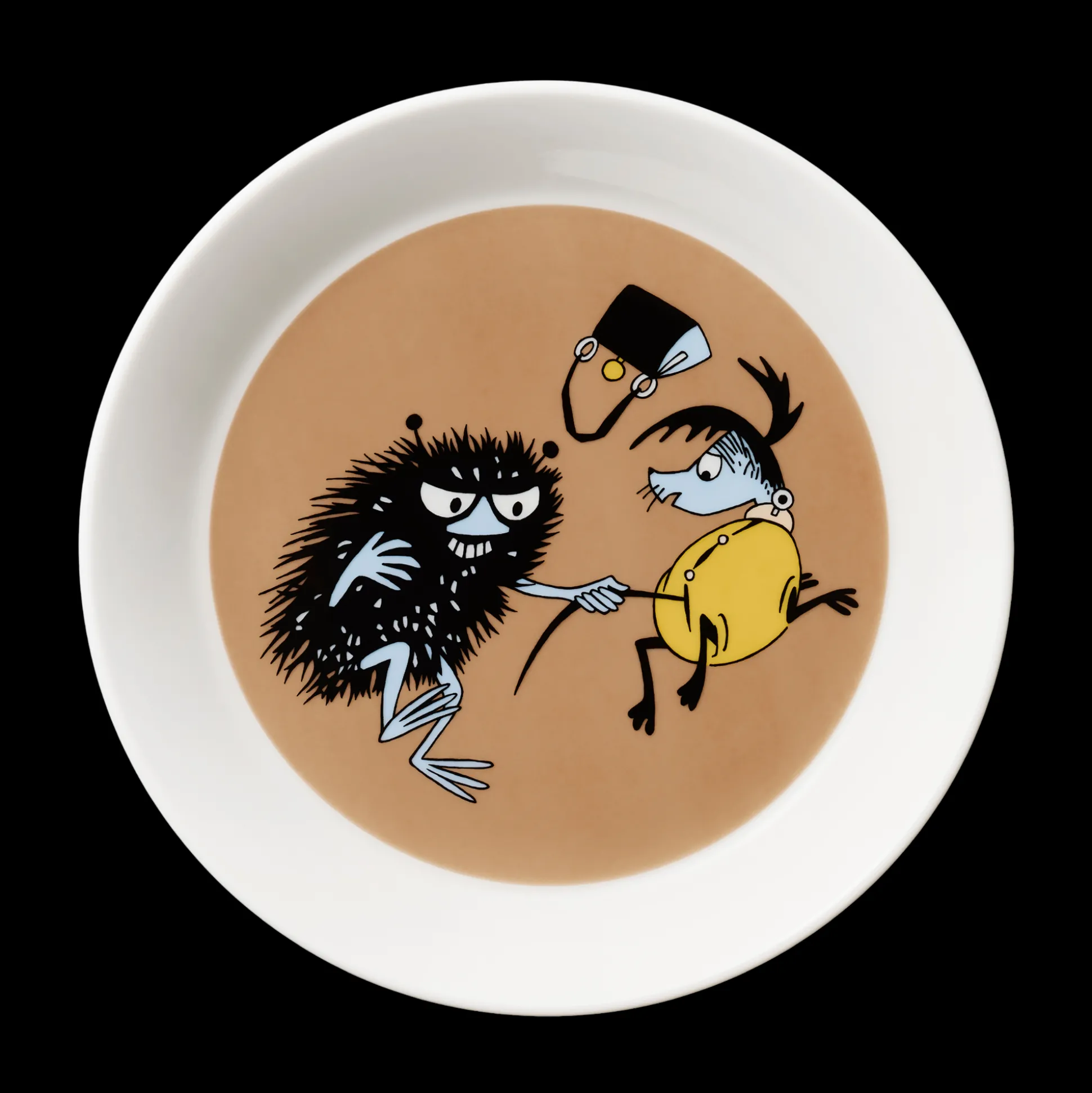 Arabia Moomin Plate - Stinky in Action