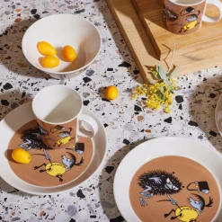 Arabia Moomin Plate - Stinky in Action