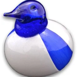 Bianco Blu Finnish Glass Bird, Finland Bird