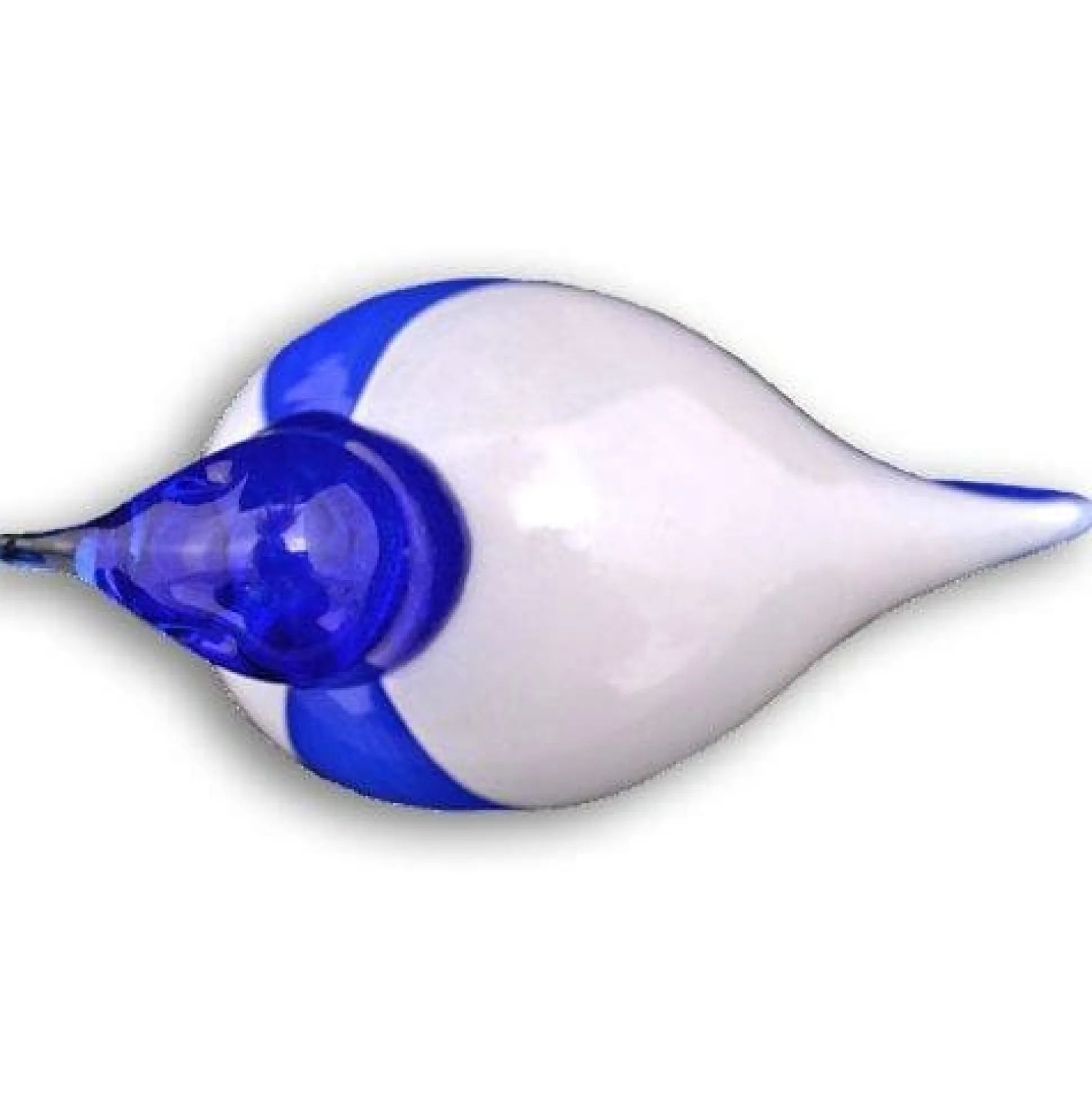 Bianco Blu Finnish Glass Bird, Finland Bird