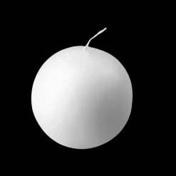 Danish Ball Candle White