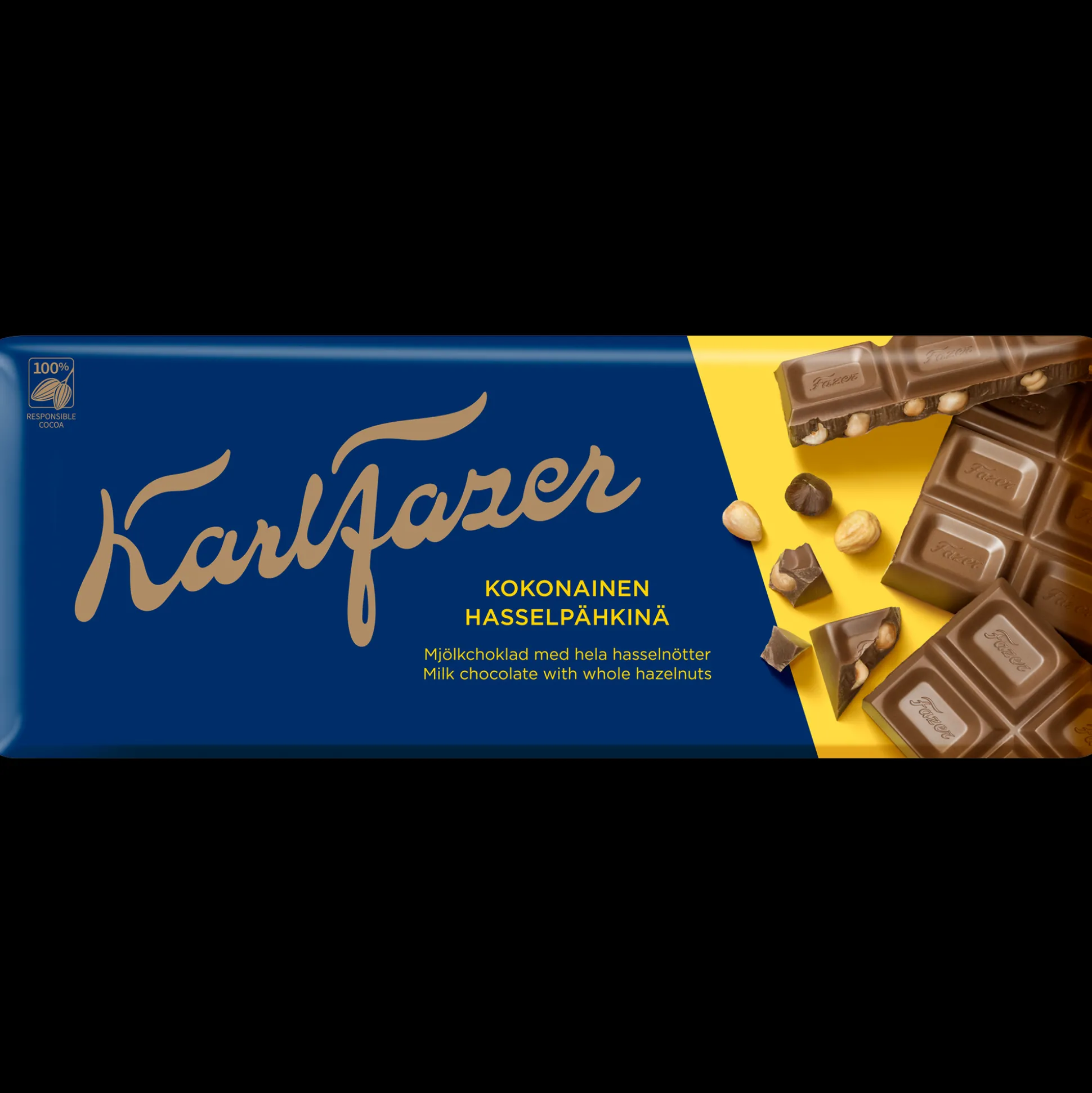 Fazer Milk Chocolate Hazelnuts Bar (200g)