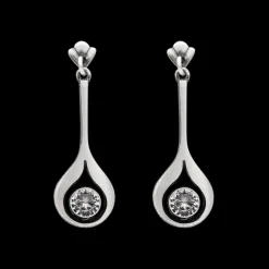 Finnfeelings Rock Crystal Drop Earrings