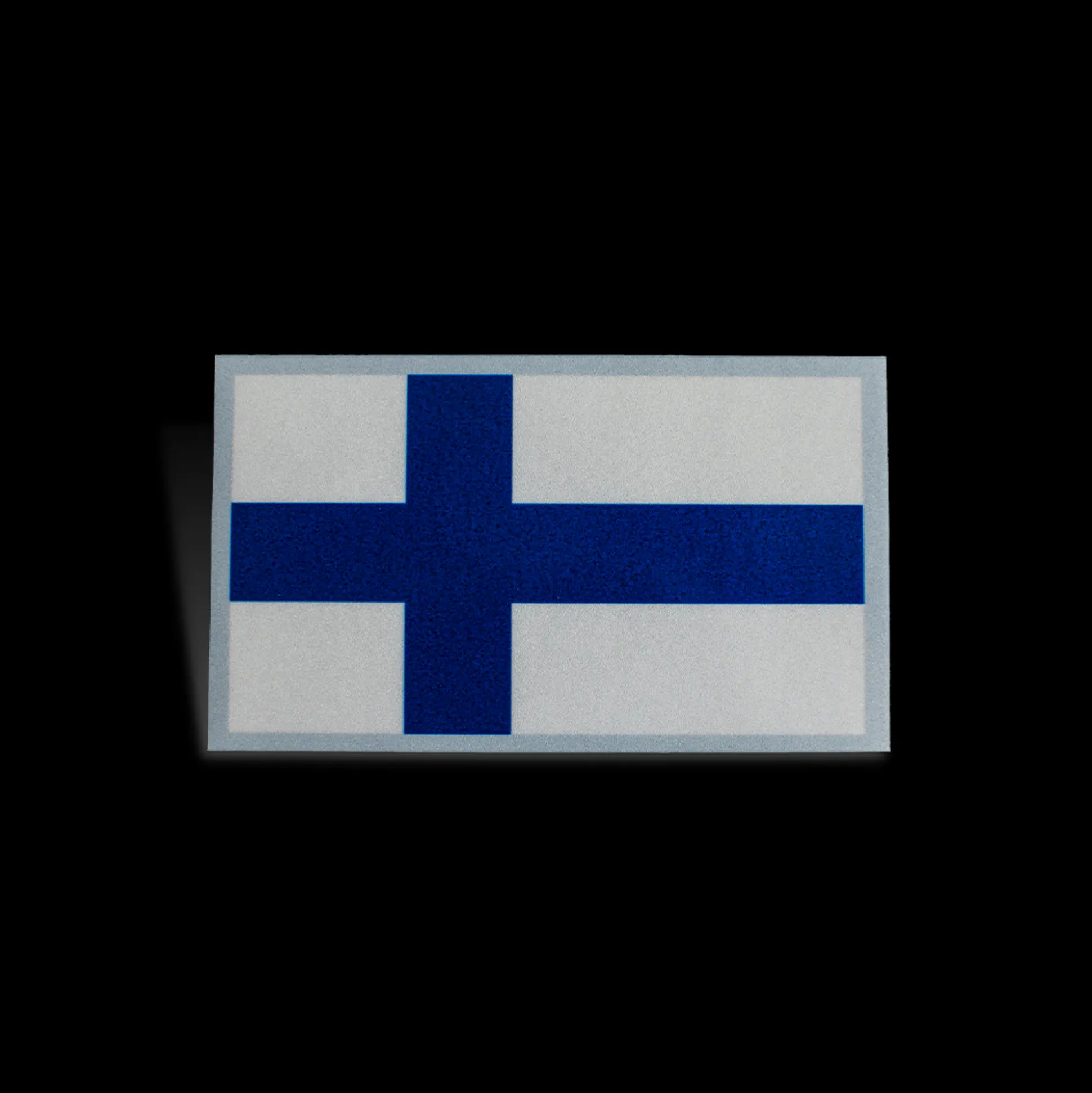 Finnish Flag Reflective Decal