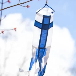 Finnish Flag Windsock 60"