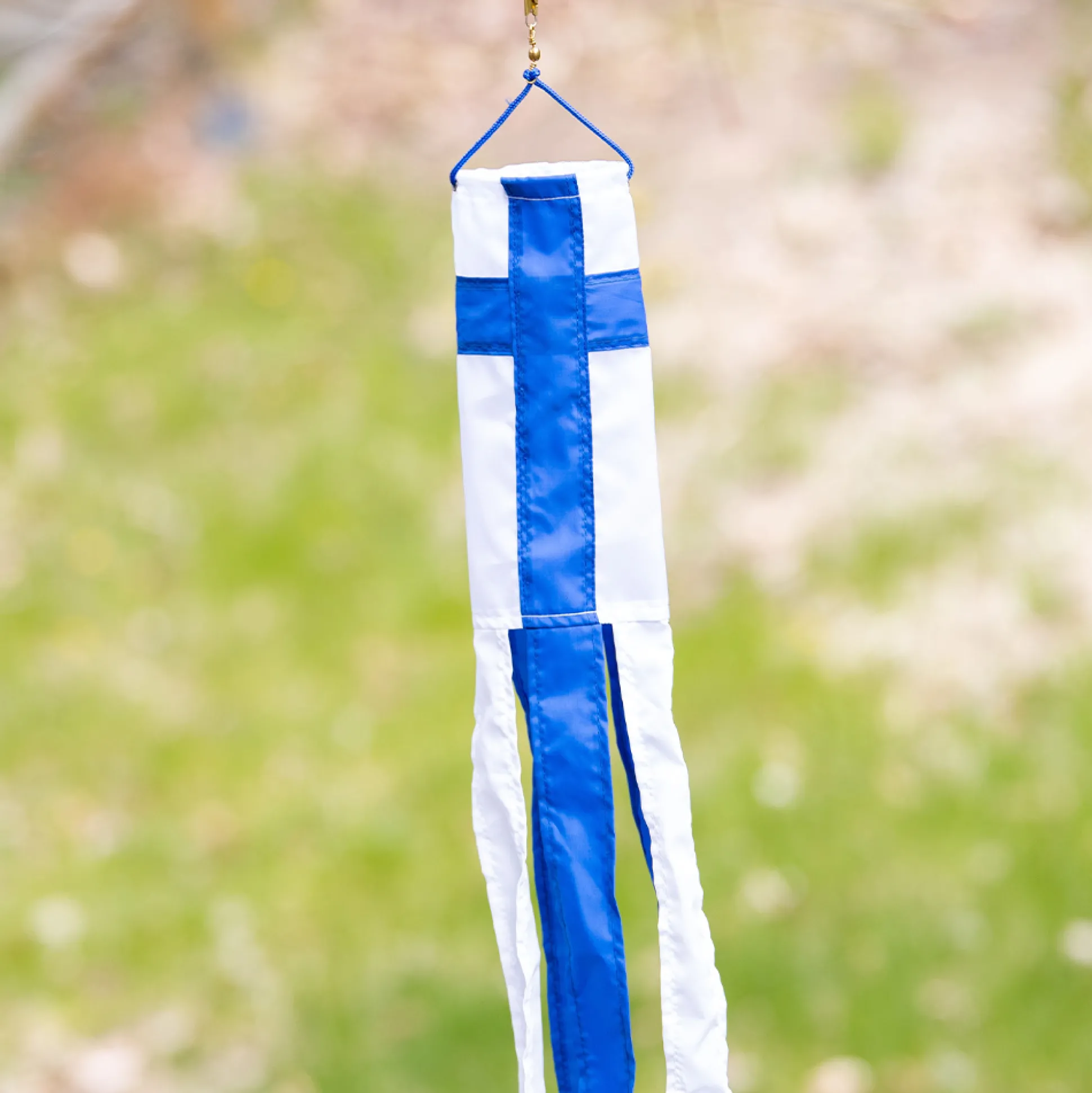 Finnish Flag Windsock 24"