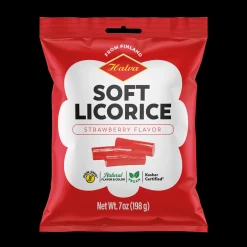 Halva Finnish Soft Licorice Strawberry Flavored (198g)
