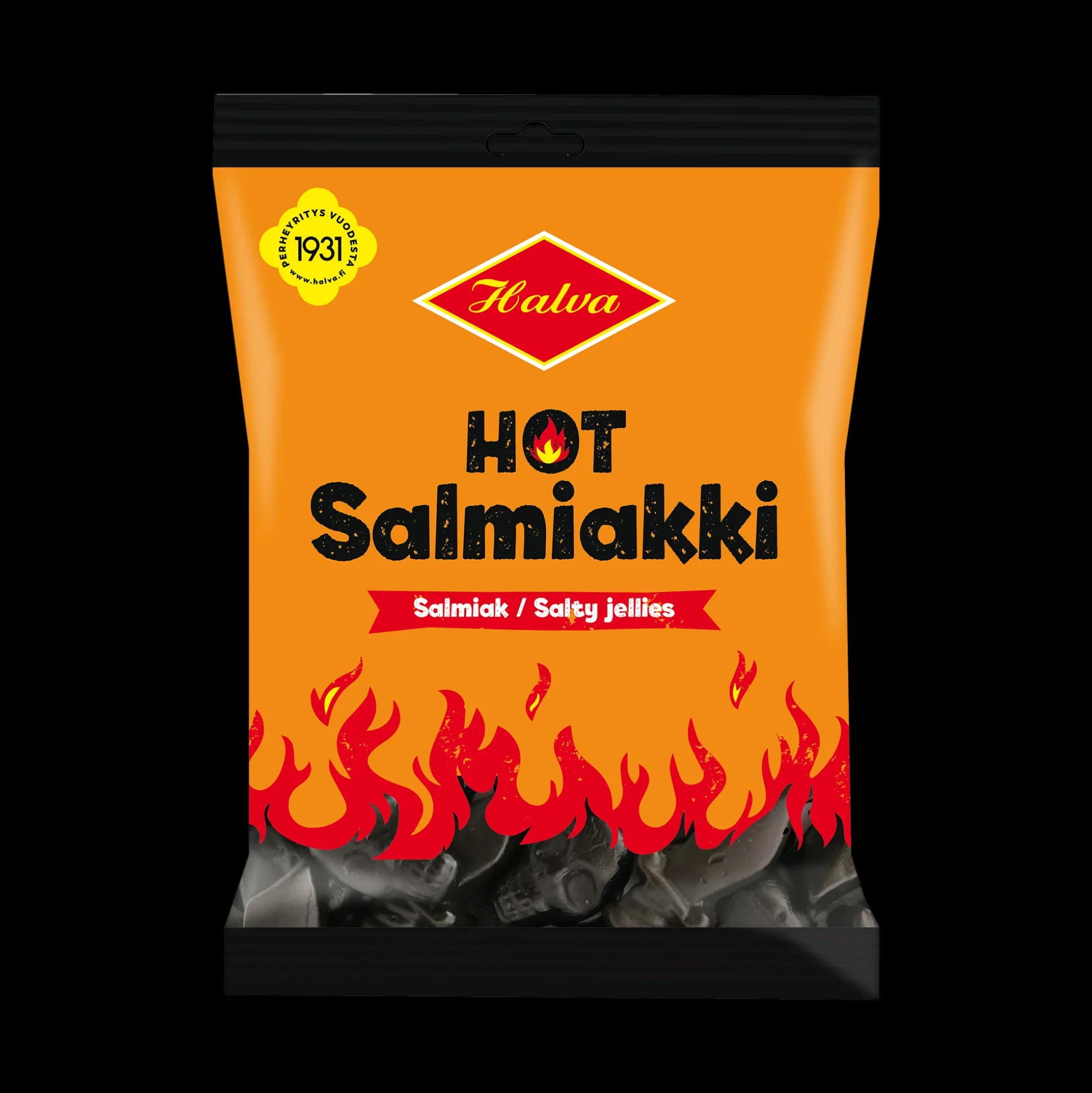 Halva Hot Salmiakki Licorice (160g)