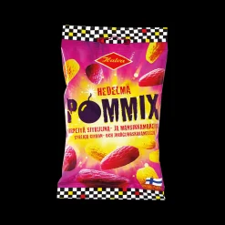Halva Pommix Hard Sour Lemon & Strawberry Candy (100g)
