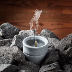 Hukka Sauna Soapstone Water Fountain / Scent Diffuser
