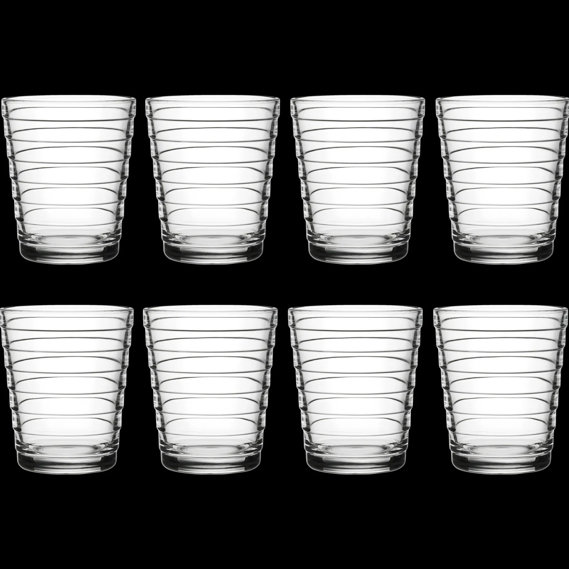 iittala Aino Aalto Clear Medium Tumbler (Set of 8)