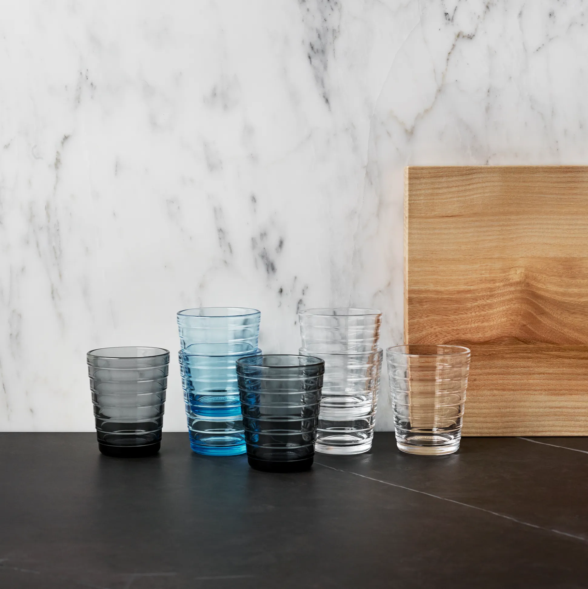 iittala Aino Aalto Clear Medium Tumbler (Set of 8)