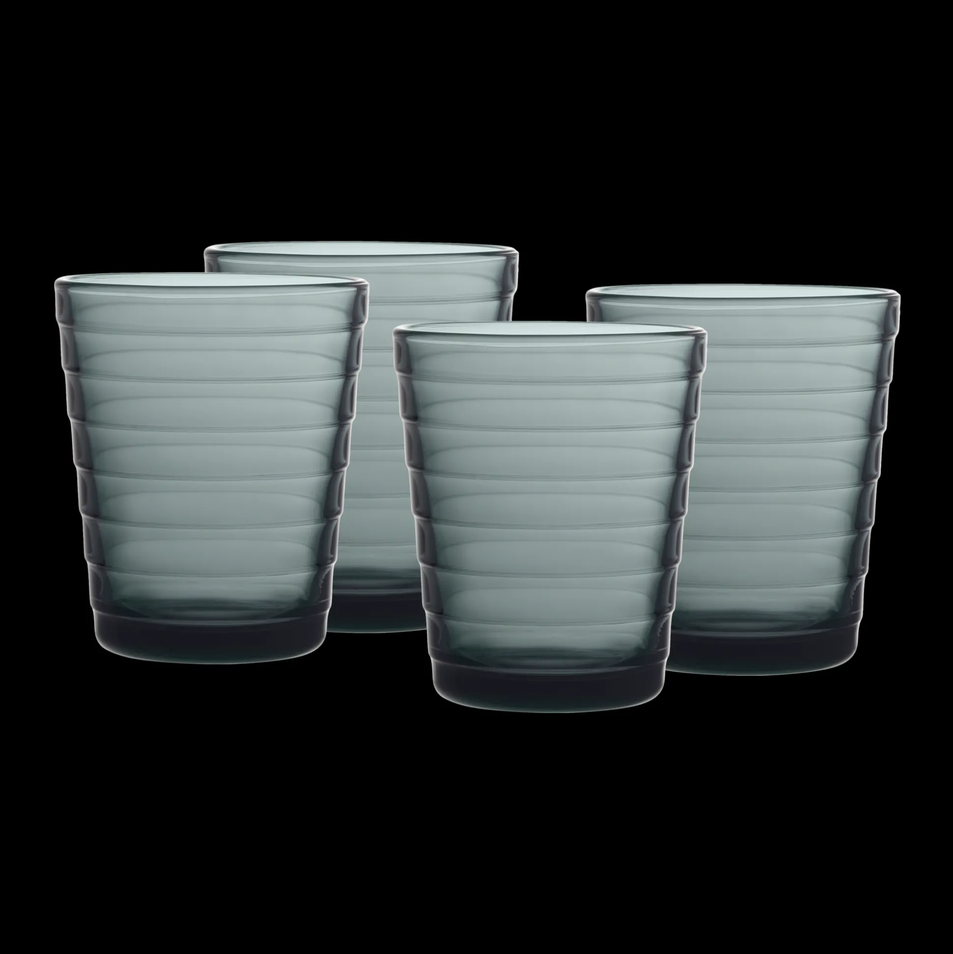 iittala Aino Aalto Dark Grey Medium Tumbler (Set of 4)