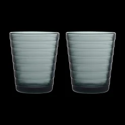 iittala Aino Aalto Dark Grey Medium Tumbler (Set of 2)