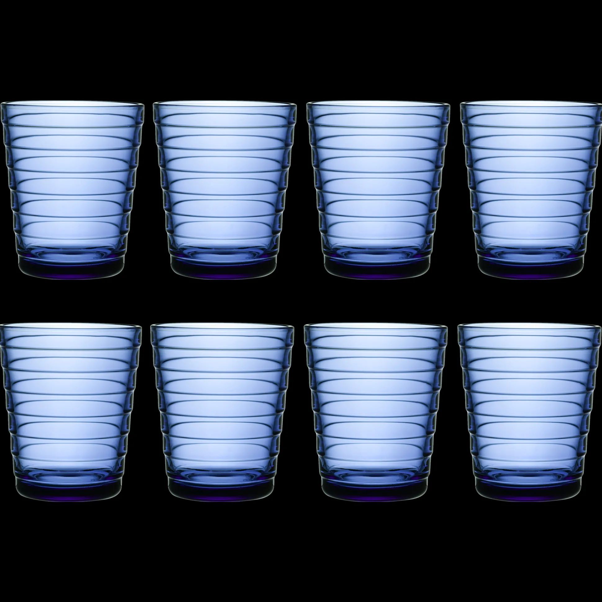 iittala Aino Aalto Ultramarine Blue Medium Tumbler (Set of 8)