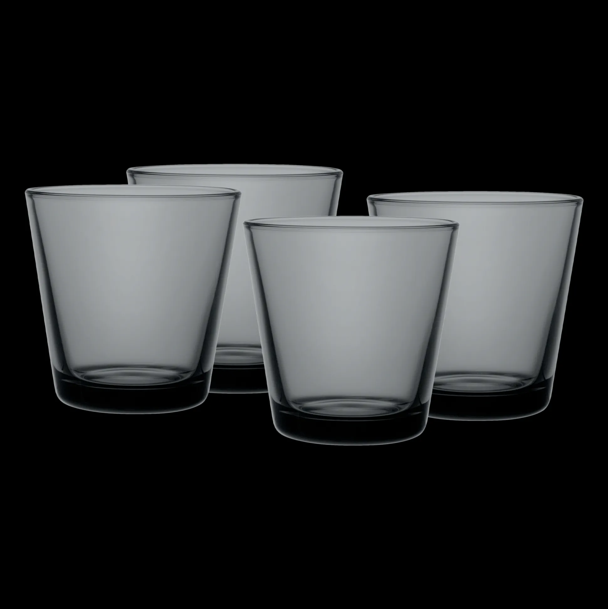 iittala Kartio Dark Grey Medium Tumbler (Set of 4)