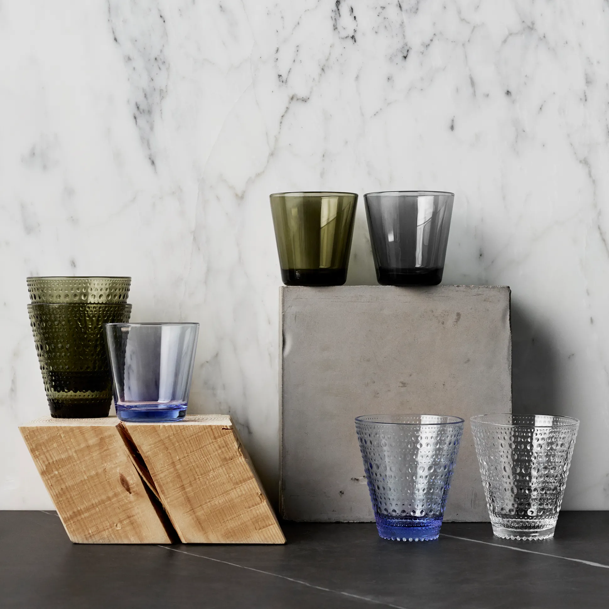 iittala Kartio Dark Grey Medium Tumbler (Set of 4)