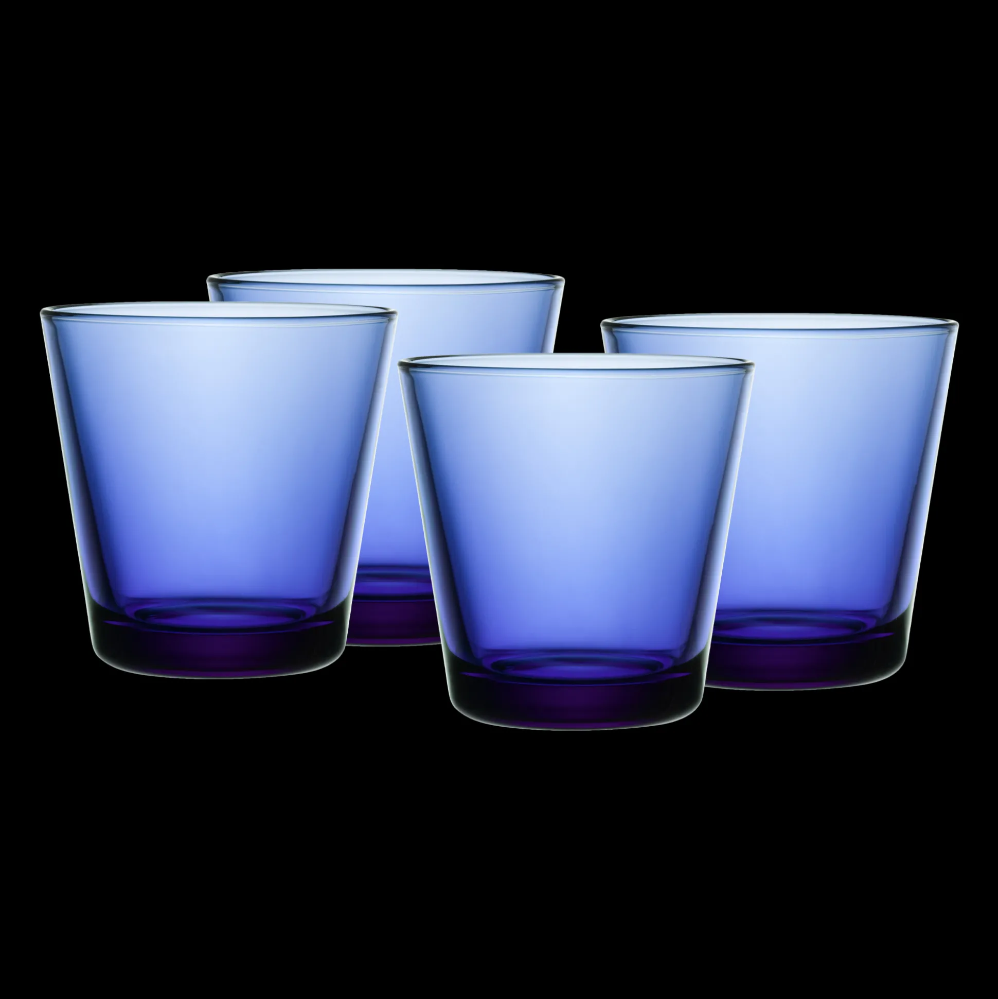 iittala Kartio Ultramarine Blue Medium Tumbler (Set of 4)