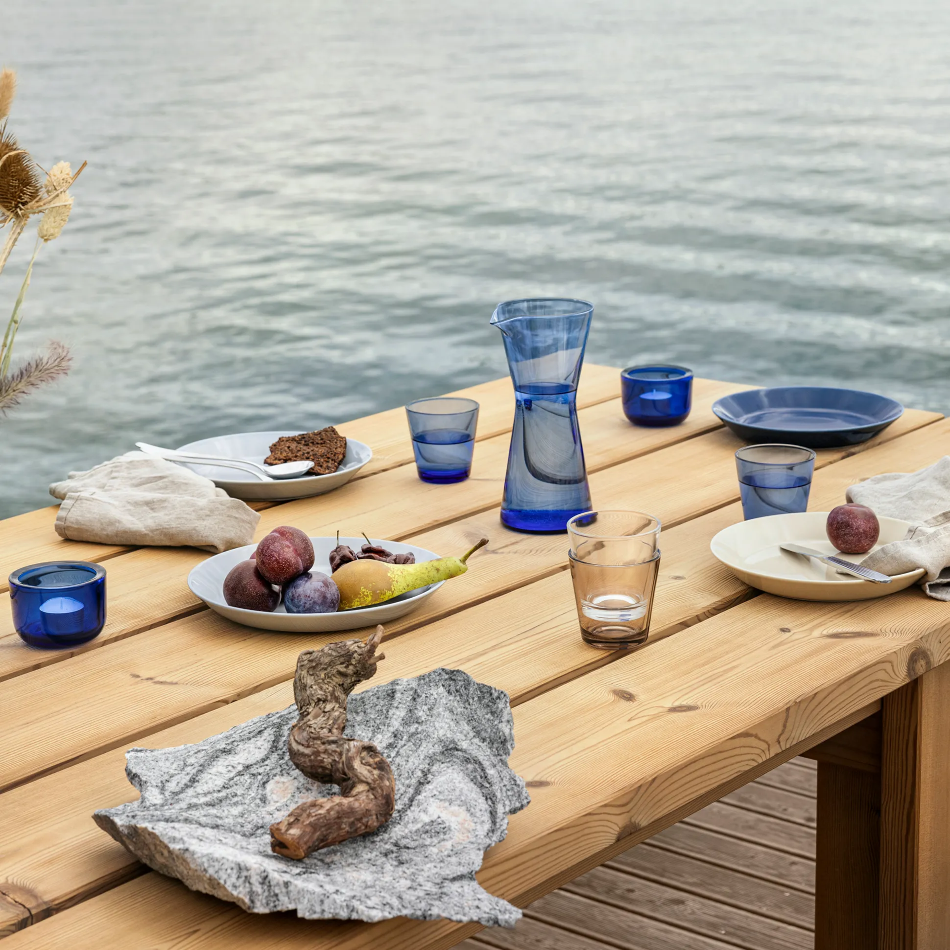 iittala Kartio Ultramarine Blue Medium Tumbler (Set of 8)