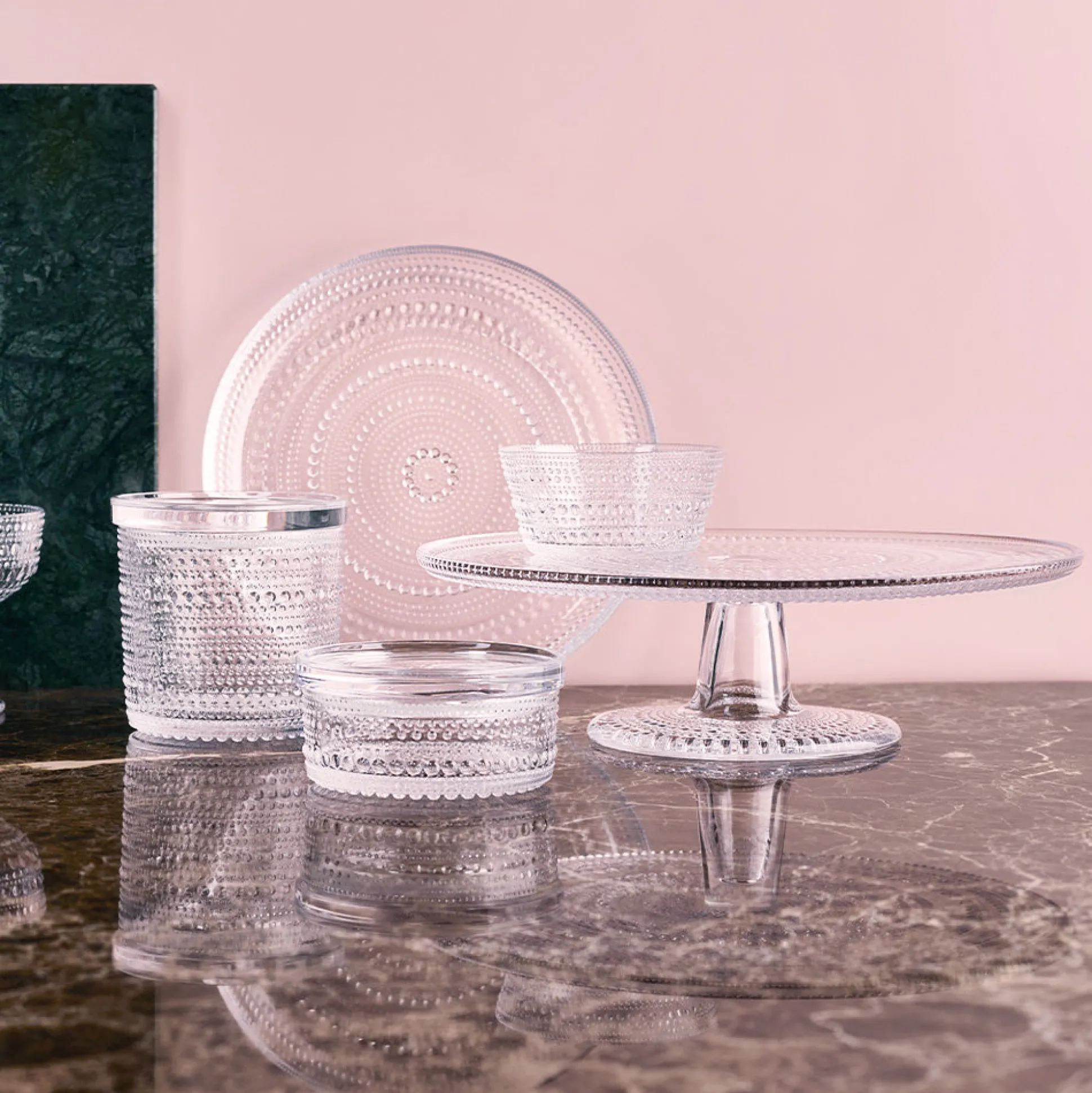 iittala Kastehelmi Dewdrop Clear Dessert Bowl