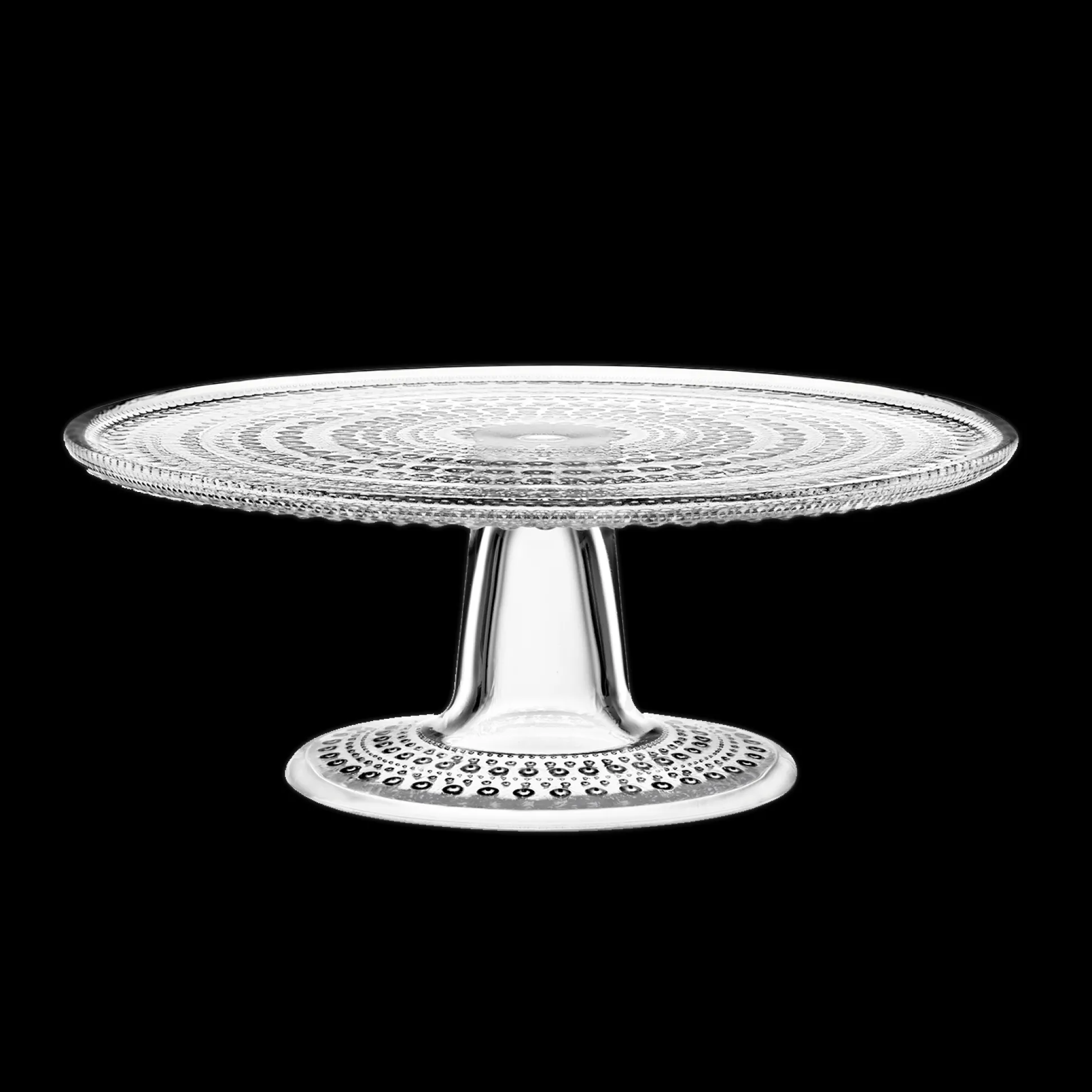 iittala Kastehelmi Dewdrop Clear Small Cake Stand