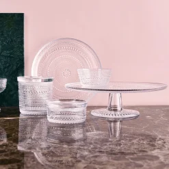iittala Kastehelmi Dewdrop Clear Salad Plate
