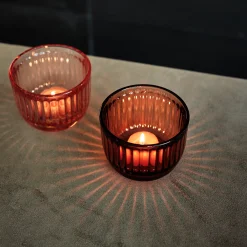 iittala Raami Salmon Pink Candleholder
