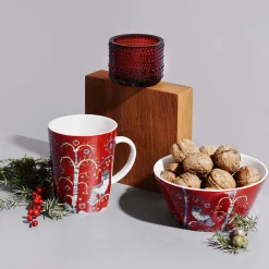 iittala Taika Red Large Mugs (2pc)