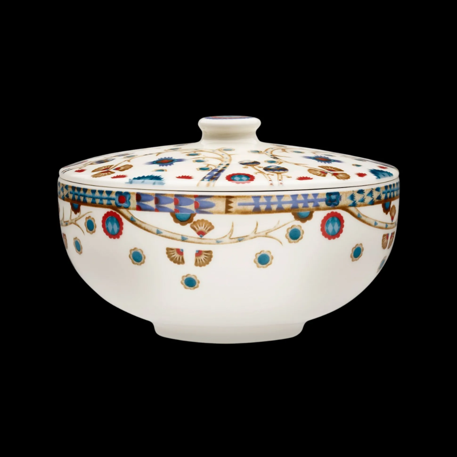 iittala Taika White Soup Bowl w/ Lid