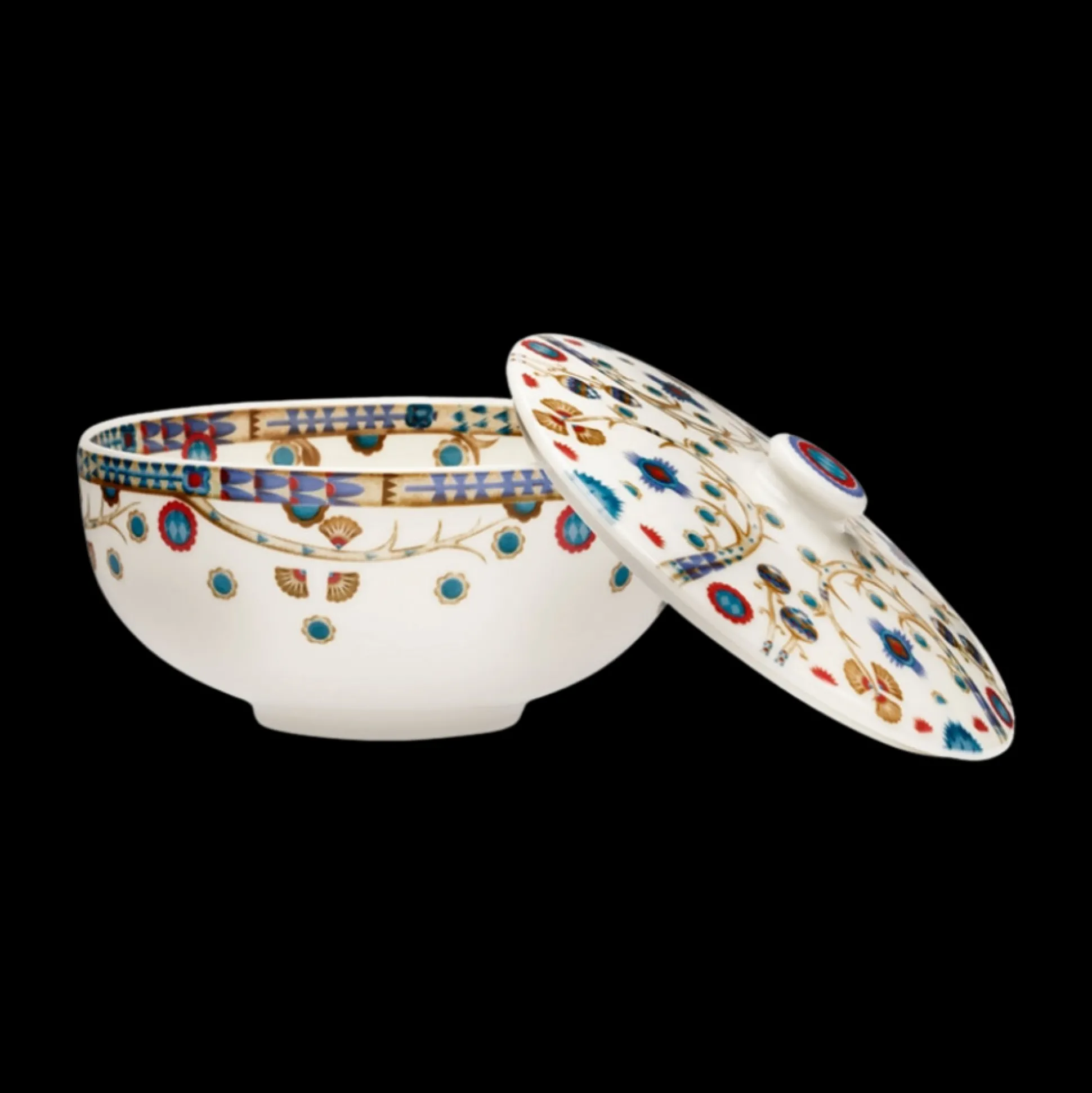 iittala Taika White Soup Bowl w/ Lid