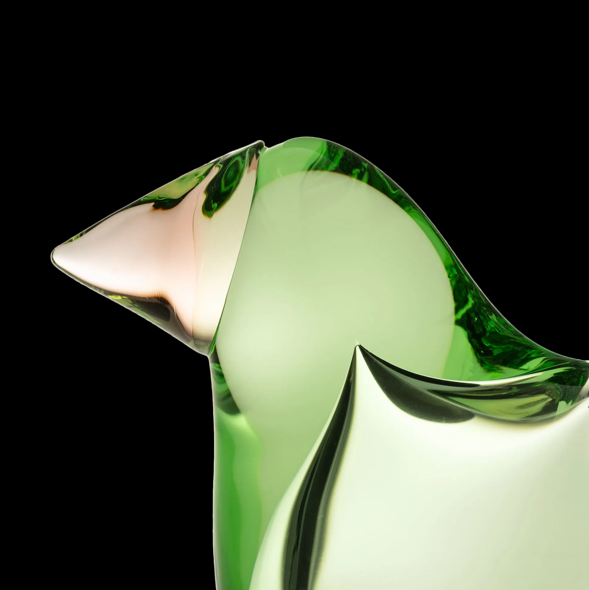 iittala Toikka Flycatcher Apple Green / Salmon Pink