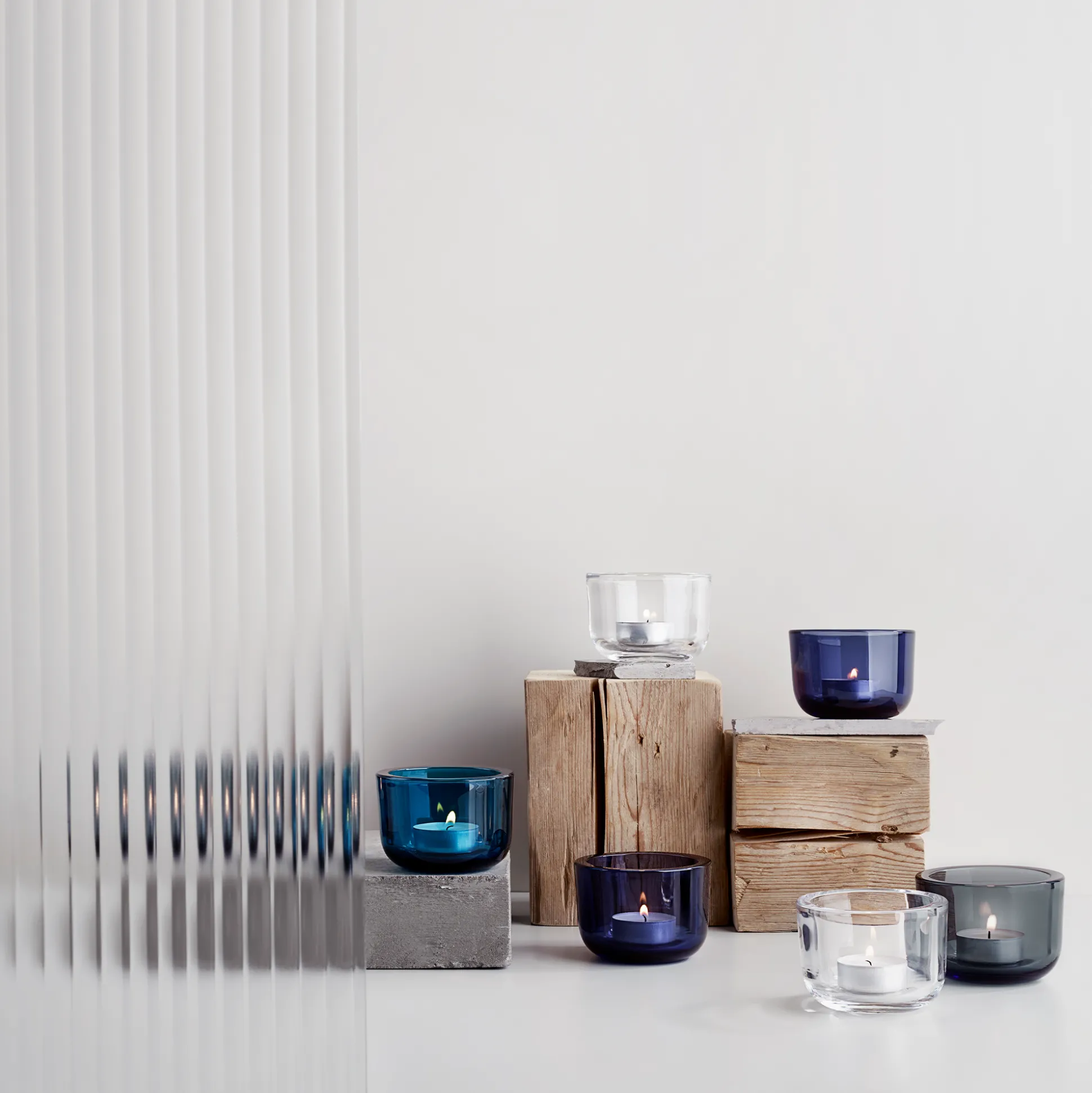 iittala Valkea Grey Votive