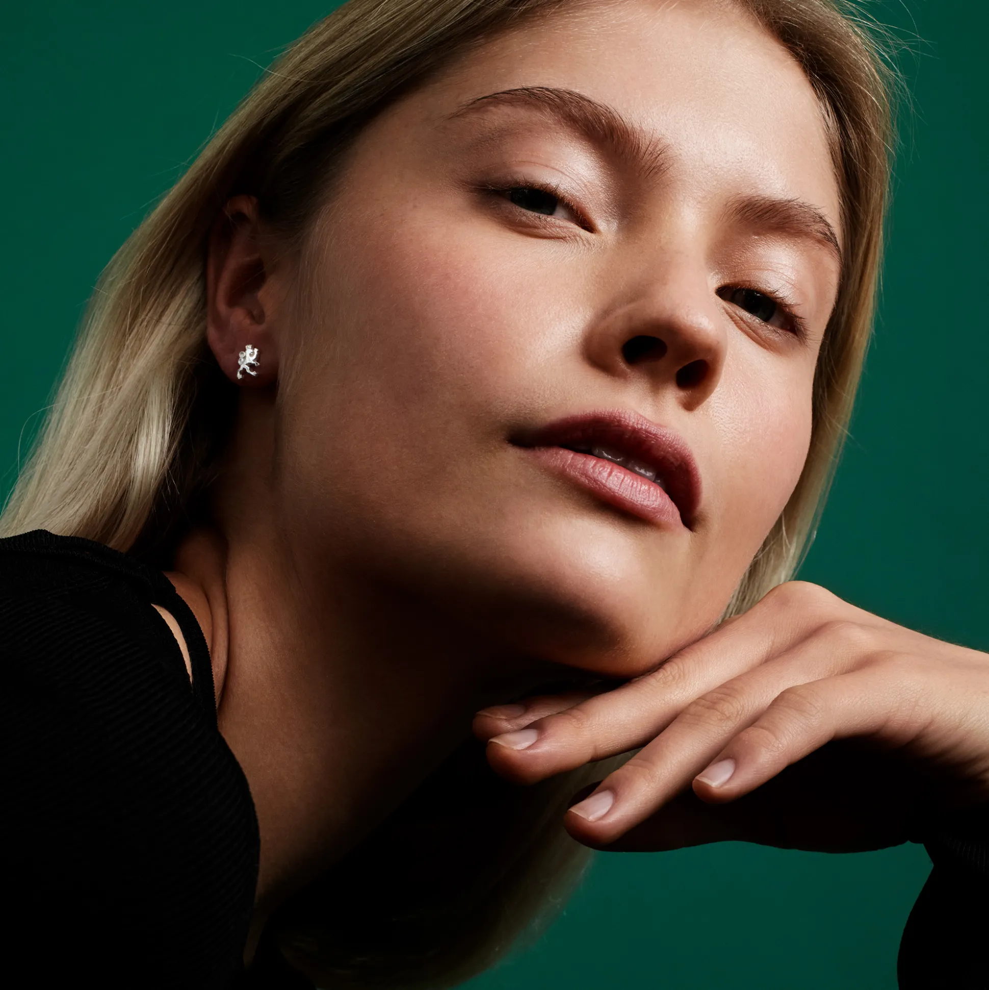 Kalevala Female Lion Earrings