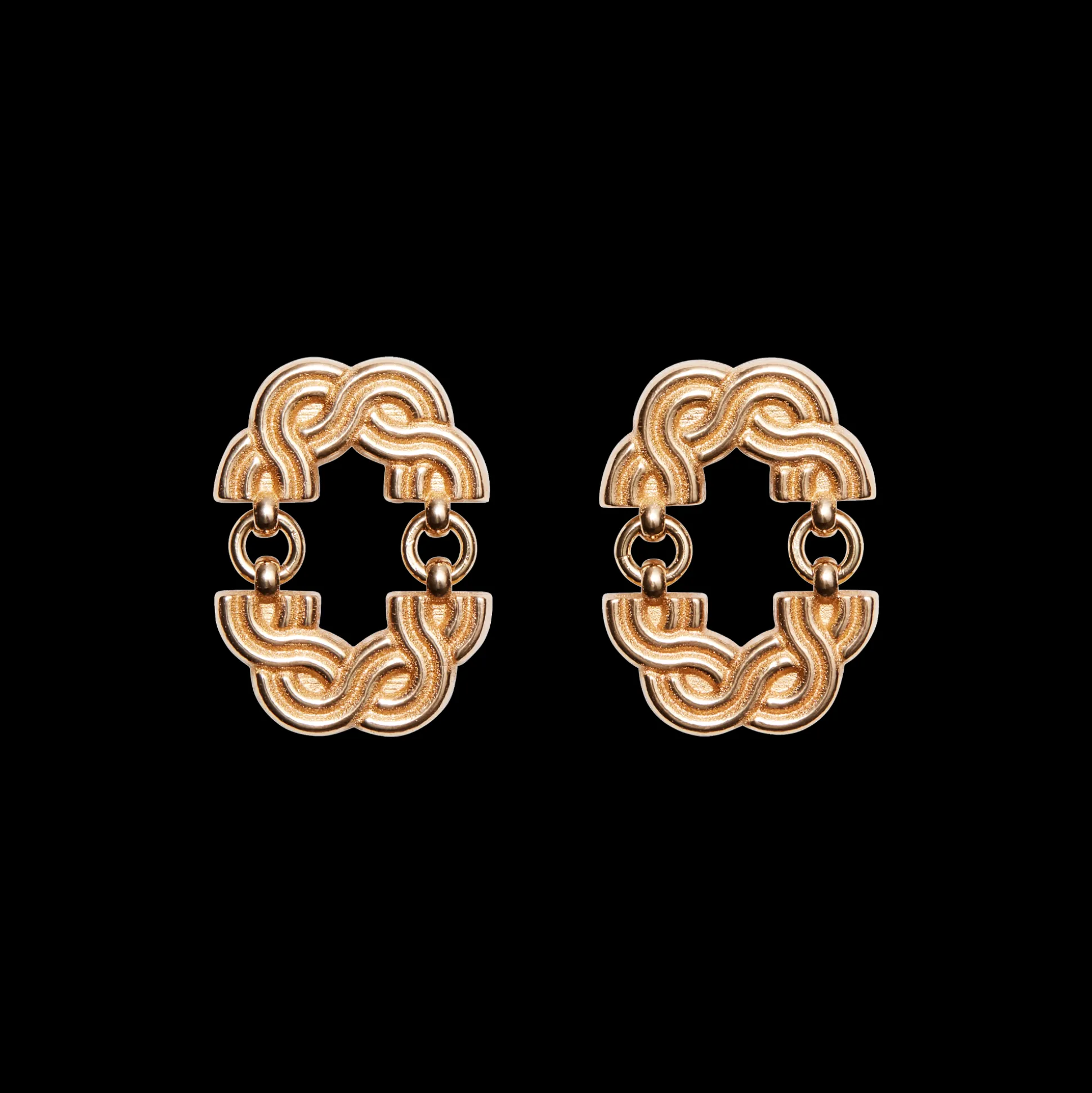 Kalevala Maiden of the North Bronze Earrings