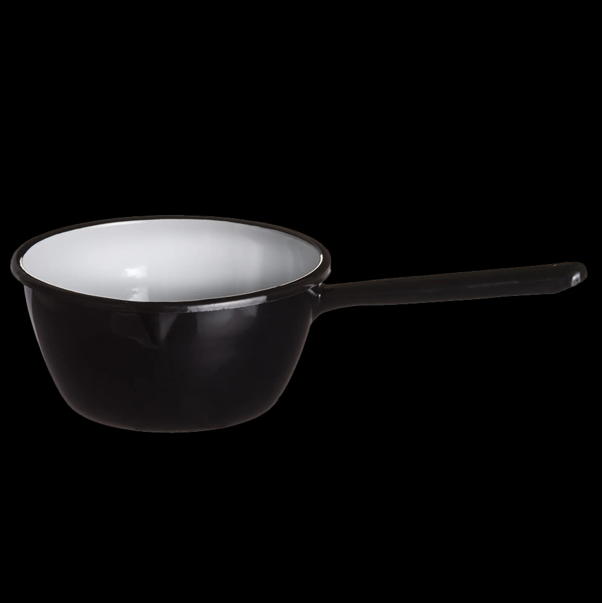 4living Black Enamel Sauna Ladle