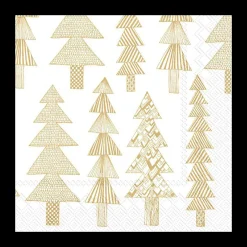 Marimekko Kuusikossa White/Gold Lunch Napkins (20 pack)