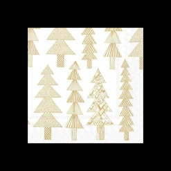 Marimekko Kuusikossa White/Gold Cocktail Napkins (20 pack)